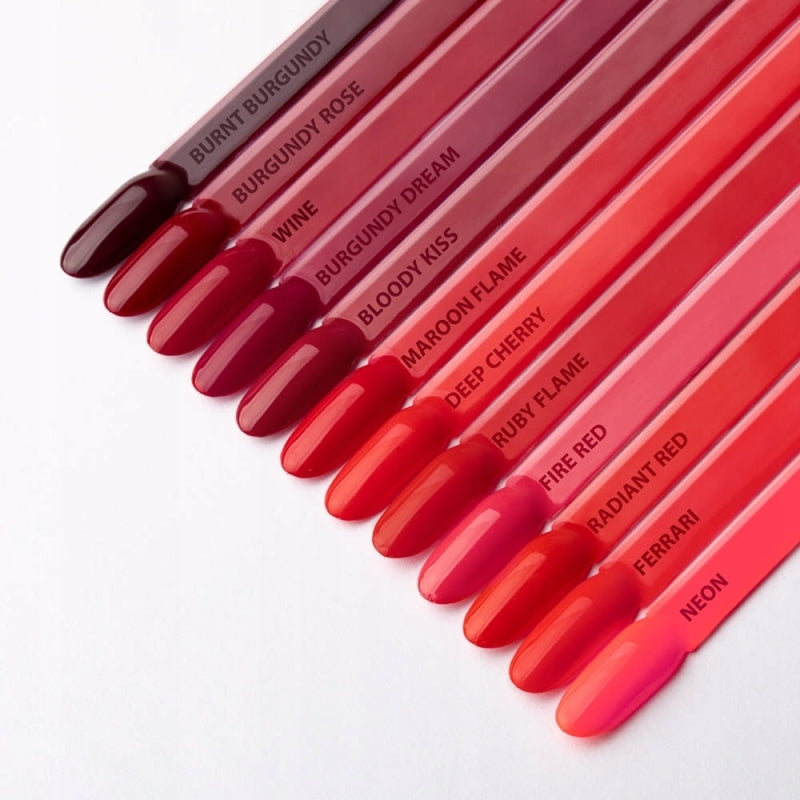 Verniz Gel híbrido vermelho AlleLac Reds Bloody Kiss, livre de HEMA/Di-HEMA, 6g