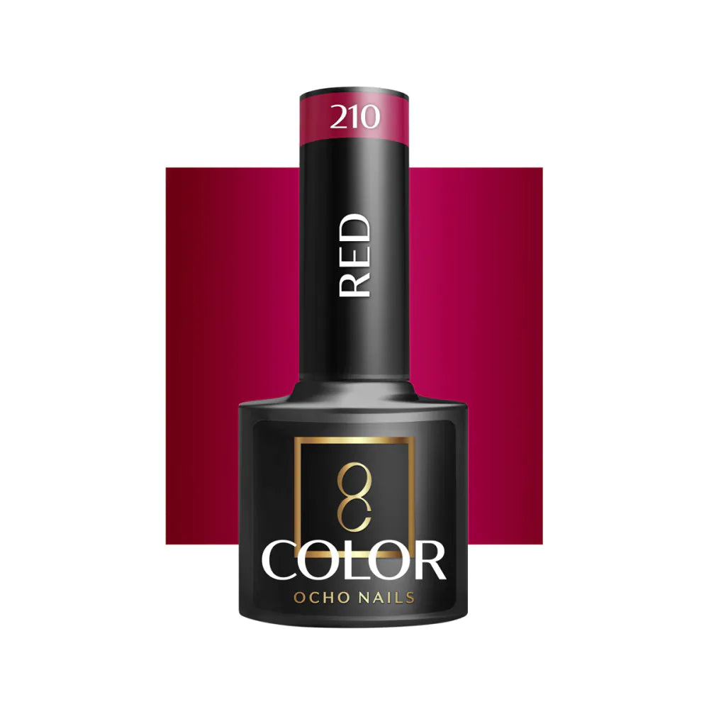 Cor Verniz Gel OCHO NAILS polish red 210 -5 g
