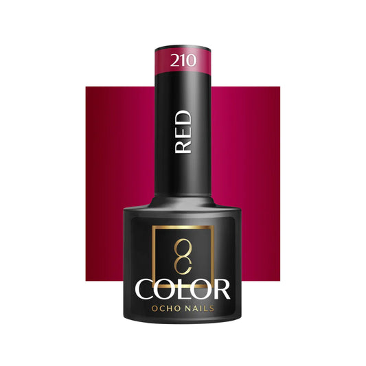 Cor Verniz Gel OCHO NAILS polish red 210 -5 g