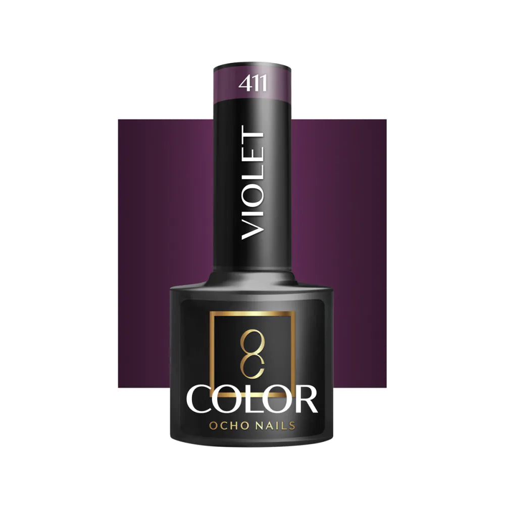 Cor Verniz gel OCHO NAILS Hybrid violet 411 -5 g