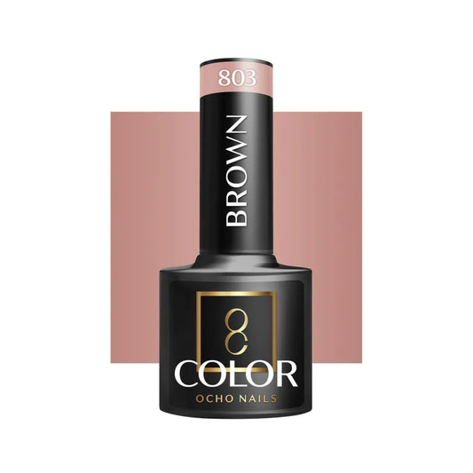 Cor Verniz Gel OCHO NAILS Hybrid brown 803 -5 g