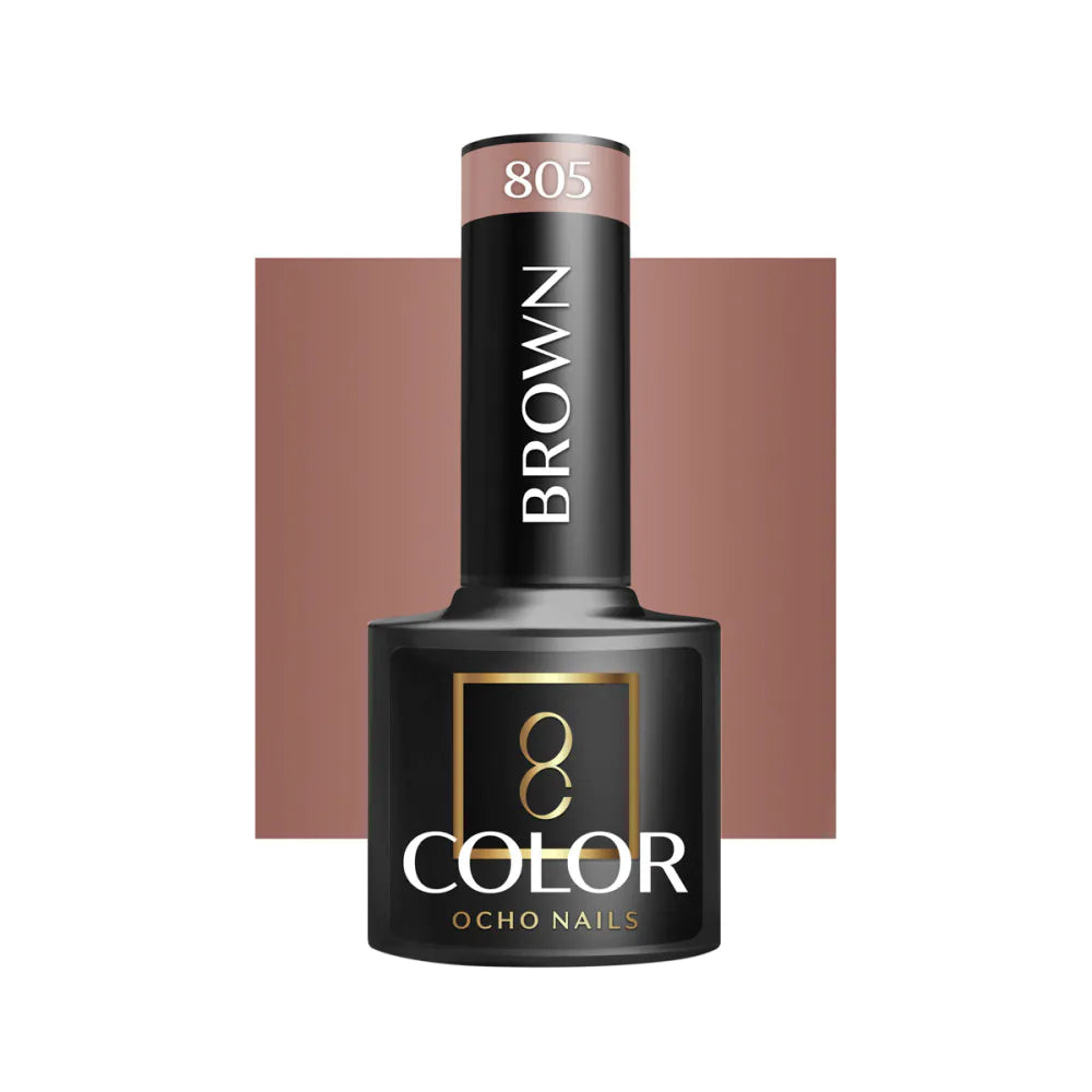 Cor verniz gel OCHO NAILS Hybrid brown 805 -5 g