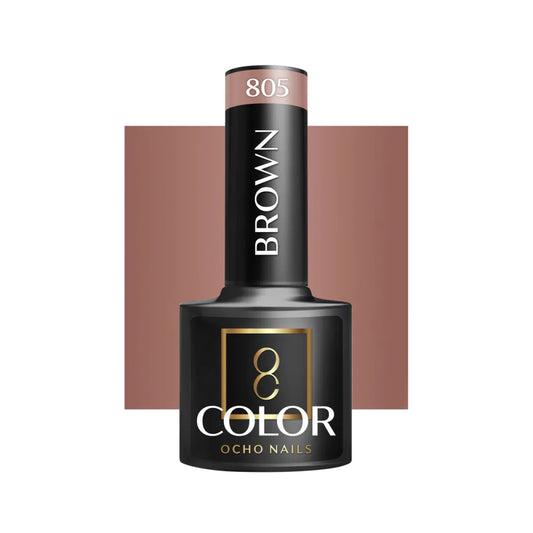 Cor verniz gel OCHO NAILS Hybrid brown 805 -5 g