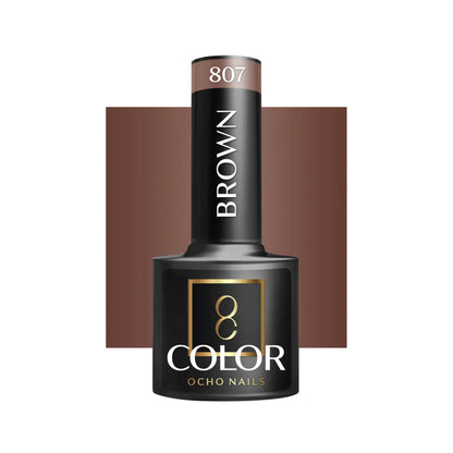 Cor Verniz Geç OCHO NAILS Hybrid  brown 807 -5 g