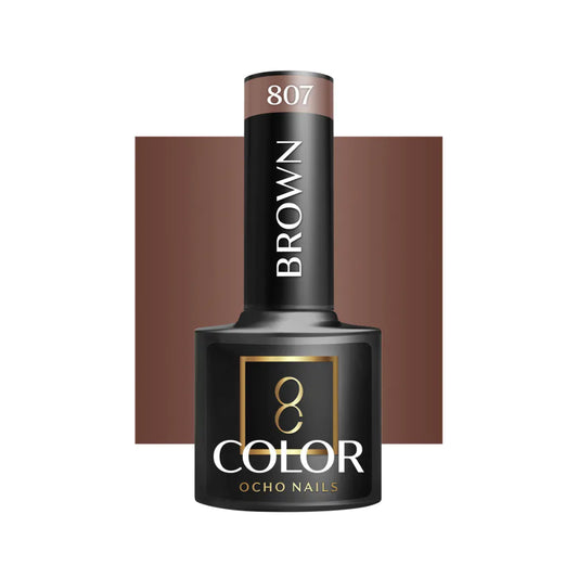 Cor Verniz Geç OCHO NAILS Hybrid  brown 807 -5 g