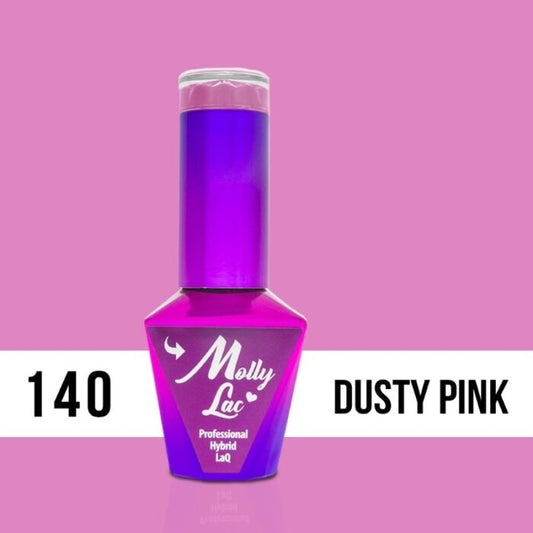 Cor verniz gel Molly Lac Dusty Pink  140-10 gr
