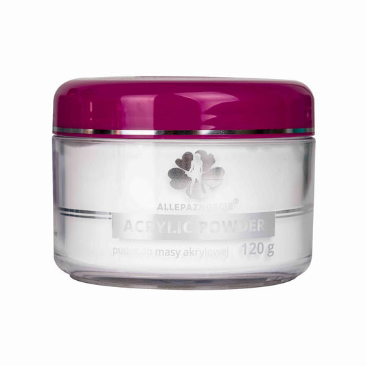 Pó acrílico para unhas Allepaznokcie Clear 120 g No. 1