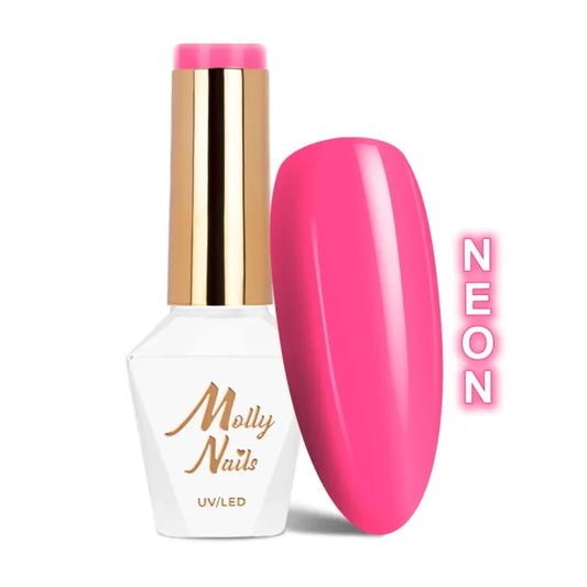 Cor verniz gel Molly Lac Candy Pink 8 gr 75 Hema Free