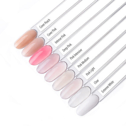 Pó acrílico para unhas Allepaznokcie Clear 120 g No. 1