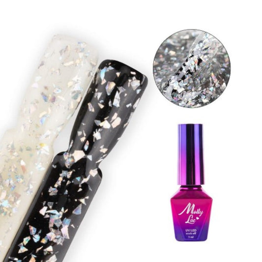 Molly Lac Jack Top Prismatic com Flocos 5 ml.