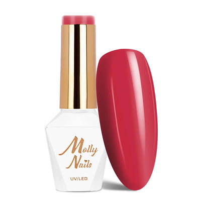 Verniz Gel Molly Lac Strawberry 8 ml 147 Livre de Hema/Di-Hema