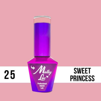Verniz Gel  Molly Lac Sweet Princess 10 ml 25