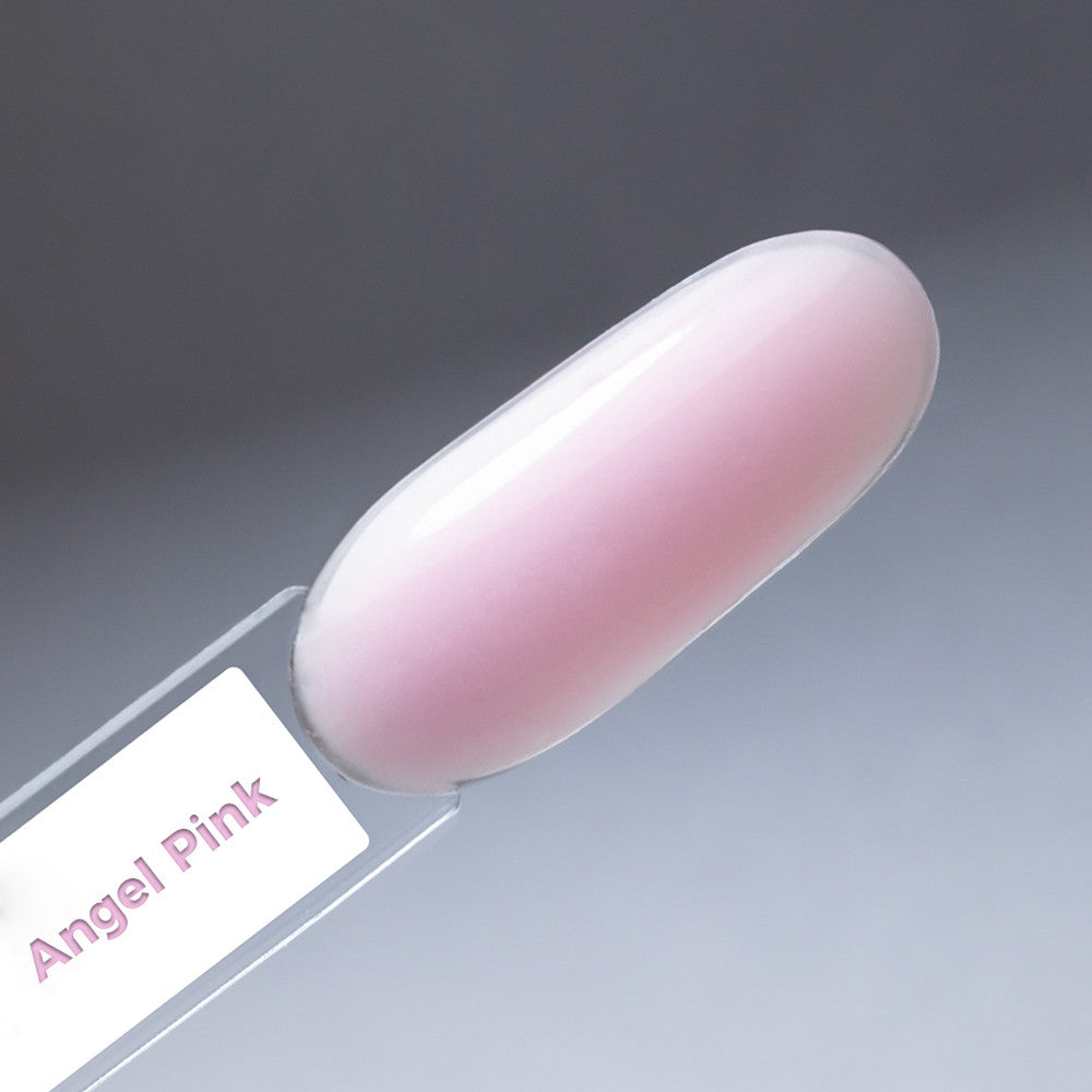 Base de borracha de fibra Molly Lac Angel Pink Hema-Di Hema Free 10 ml.