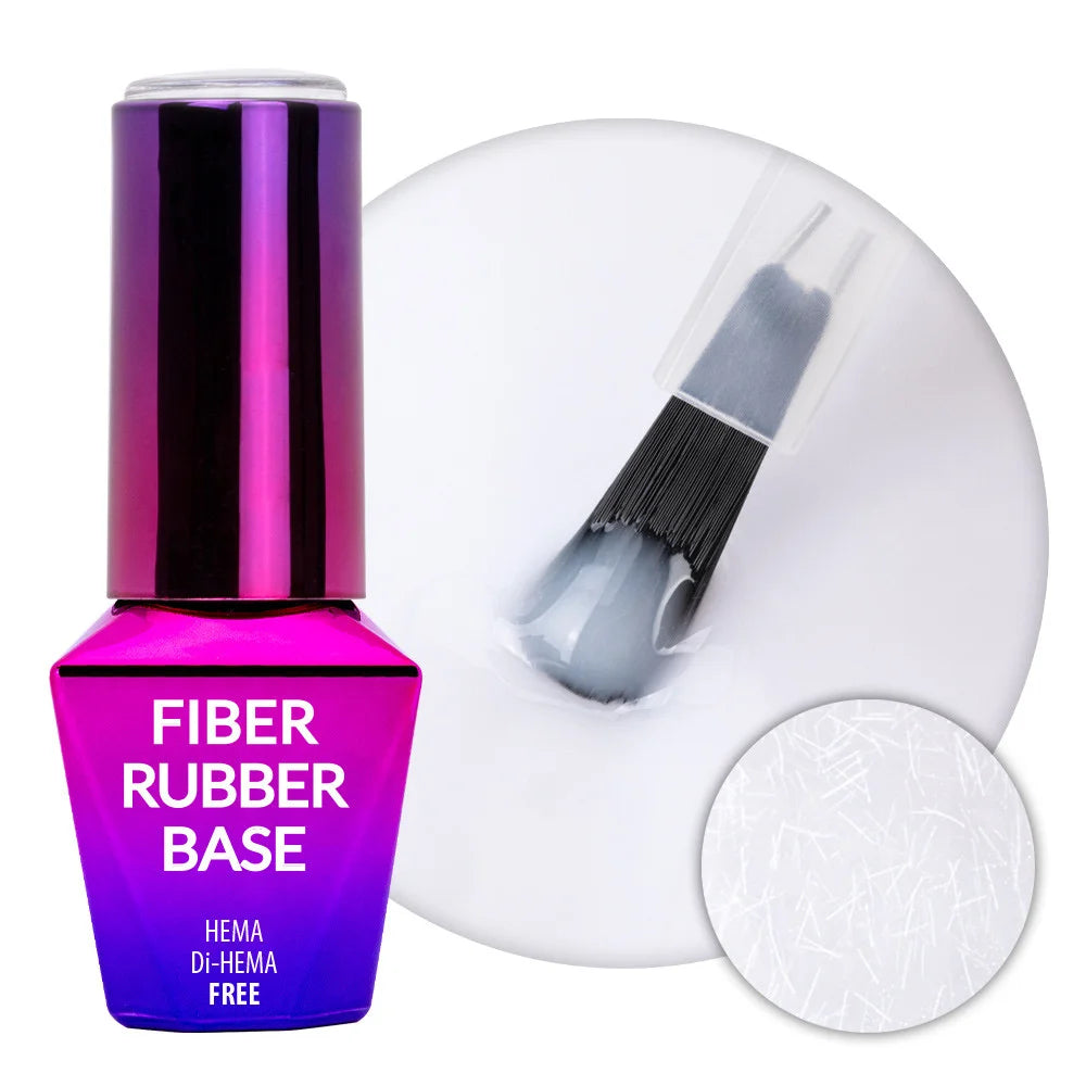 Base de borracha de fibra Molly Lac Milky Hema- Di Hema Free 10 ml.