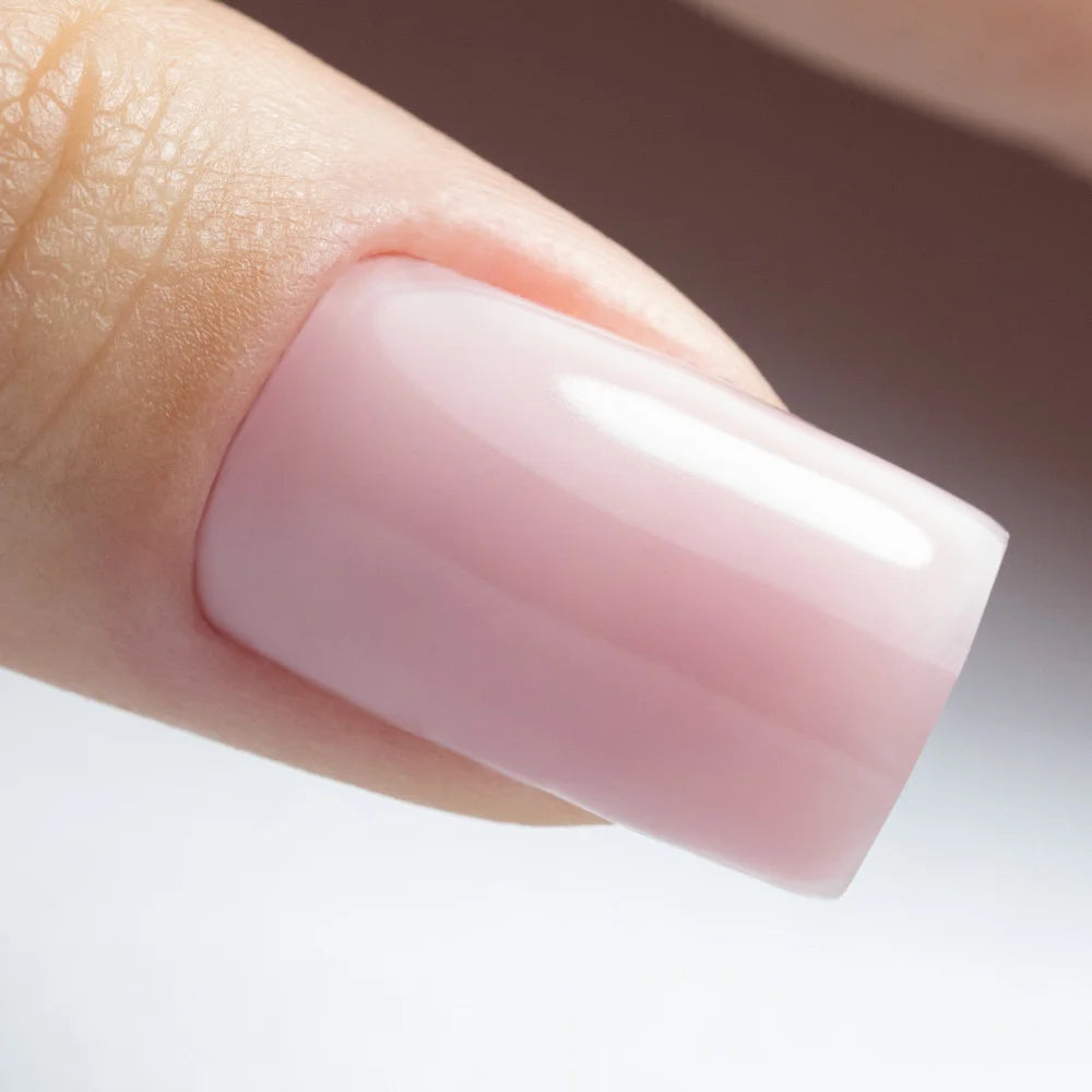 Base de borracha de fibra Molly Lac rosa esfumaçado Hema-Di Hema Free 10 ml.