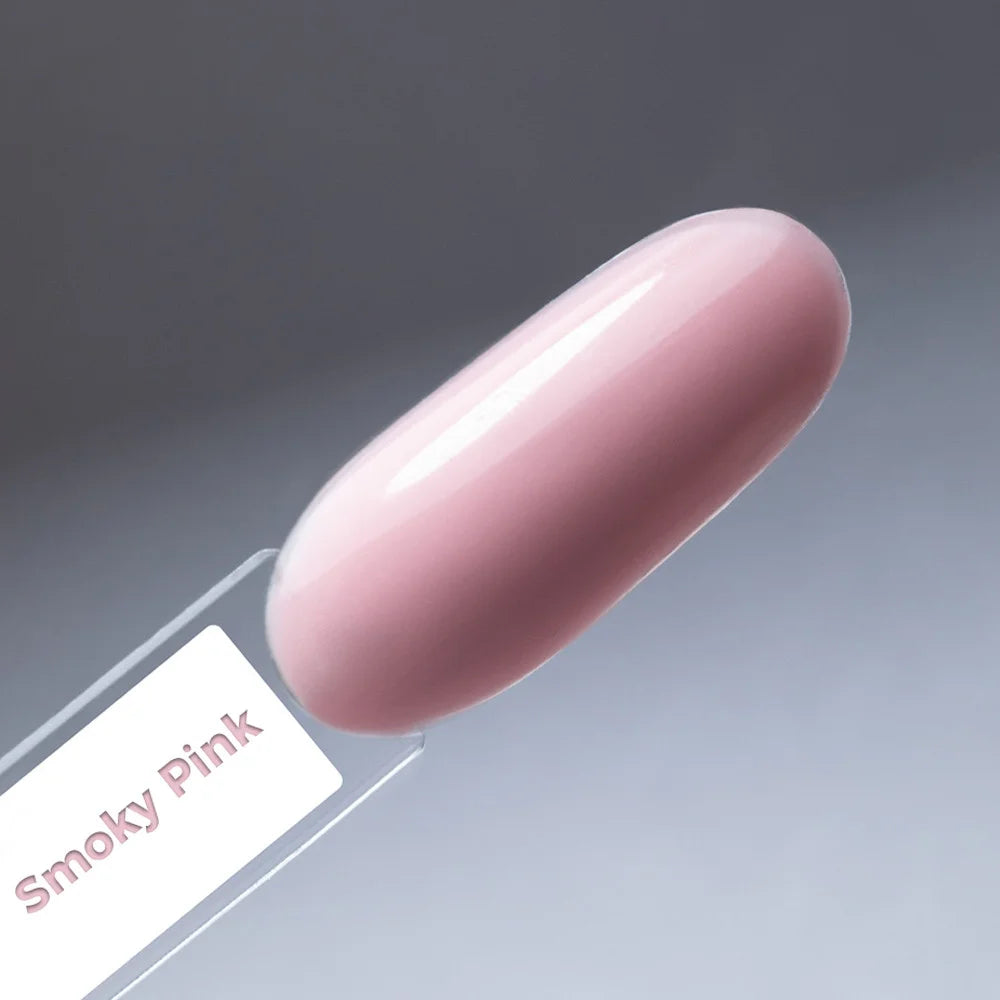 Base de borracha de fibra Molly Lac rosa esfumaçado Hema-Di Hema Free 10 ml.