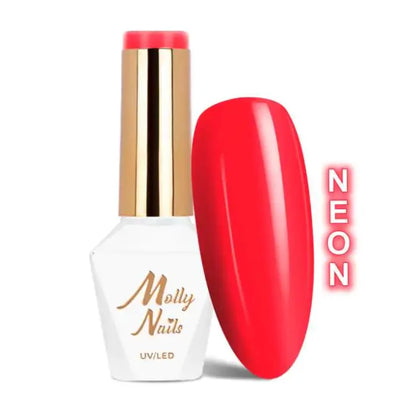 Cor verniz gel Molly Lac Neon Red 8 gr 77