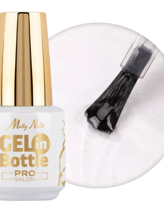 Gel Molly Lac em frasco, Clear, profissional para salão, 15 g.