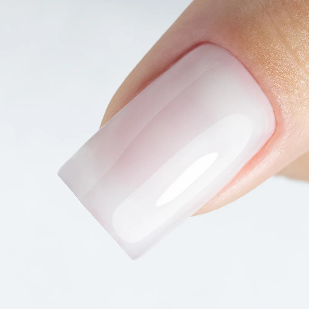 Gel para unhas Molly Nails em frasco, cor Milky Pro Salon, 15 g. Livre de HEMA/Di-HEMA