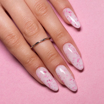 Molly Lac Base de Borracha em Flocos Milky Pink Sem Hema 10 ml.