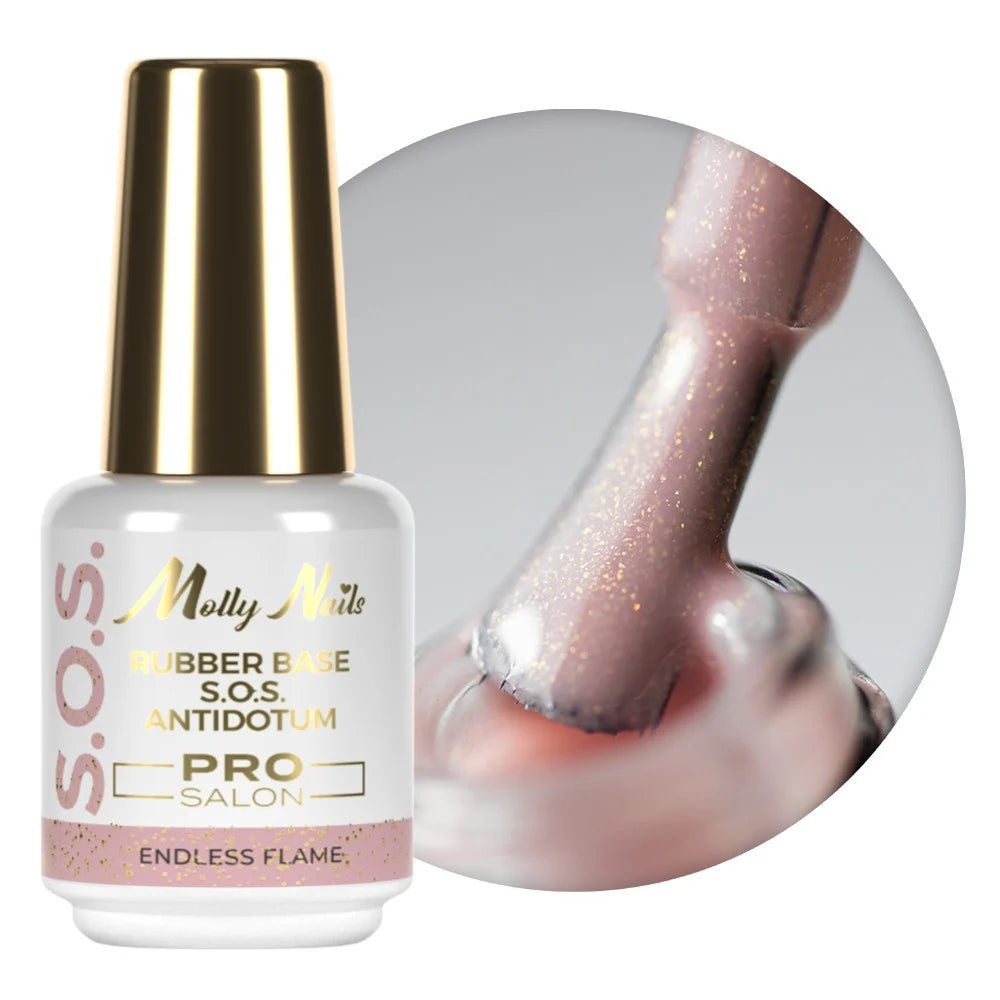 S.O.S Base Rubber Endless Flame 15 gr Molly Nails