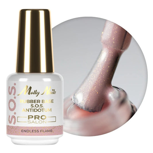S.O.S Base Rubber Endless Flame 15 gr Molly Nails