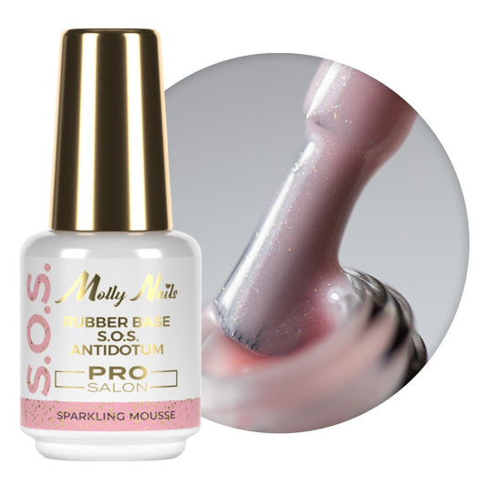 Base Rubber S.O.S.  Sparking Mousse Salão Antidotum Pro 15gr