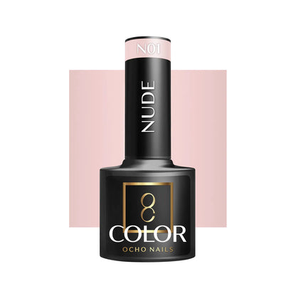 Verniz Gel híbrido nude OCHO NAILS N01 - 5 g