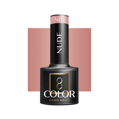 Verniz Gel híbrido nude OCHO NAILS N03 - 5 g