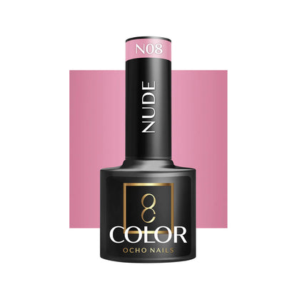 Verniz Gel híbrido nude OCHO NAILS N08 - 5 g