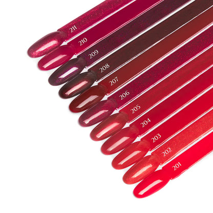 Cor Verniz Gel OCHO NAILS Hybrid  red 208 -5 g