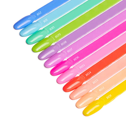 Cor Verniz gel OCHO NAILS Raysbow polimento híbrido R02 -5 g