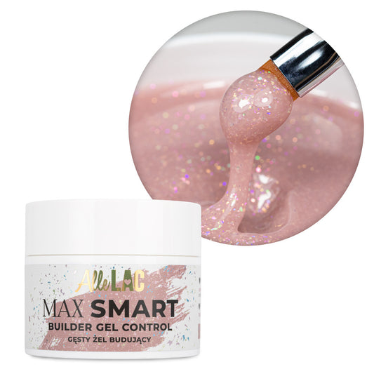 AlleLac Max Smart Builder Gel Control Glitter Nude 45g 05. AleLac