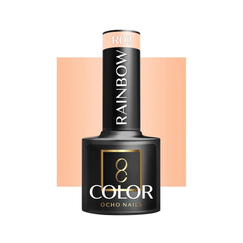 Cor Verniz gel OCHO NAILS Raysbow polimento híbrido R02 -5 g