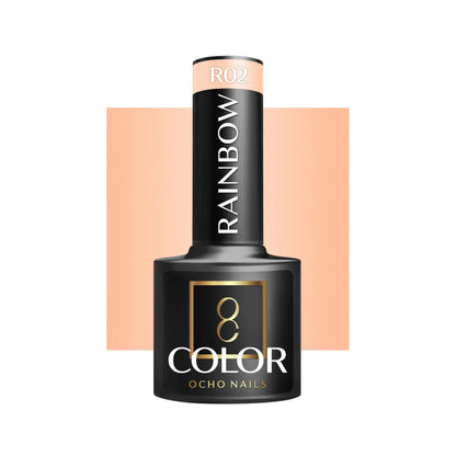 Cor Verniz gel OCHO NAILS Raysbow polimento híbrido R02 -5 g