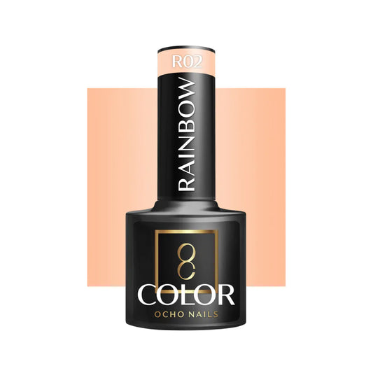 Cor Verniz gel OCHO NAILS Raysbow polimento híbrido R02 -5 g