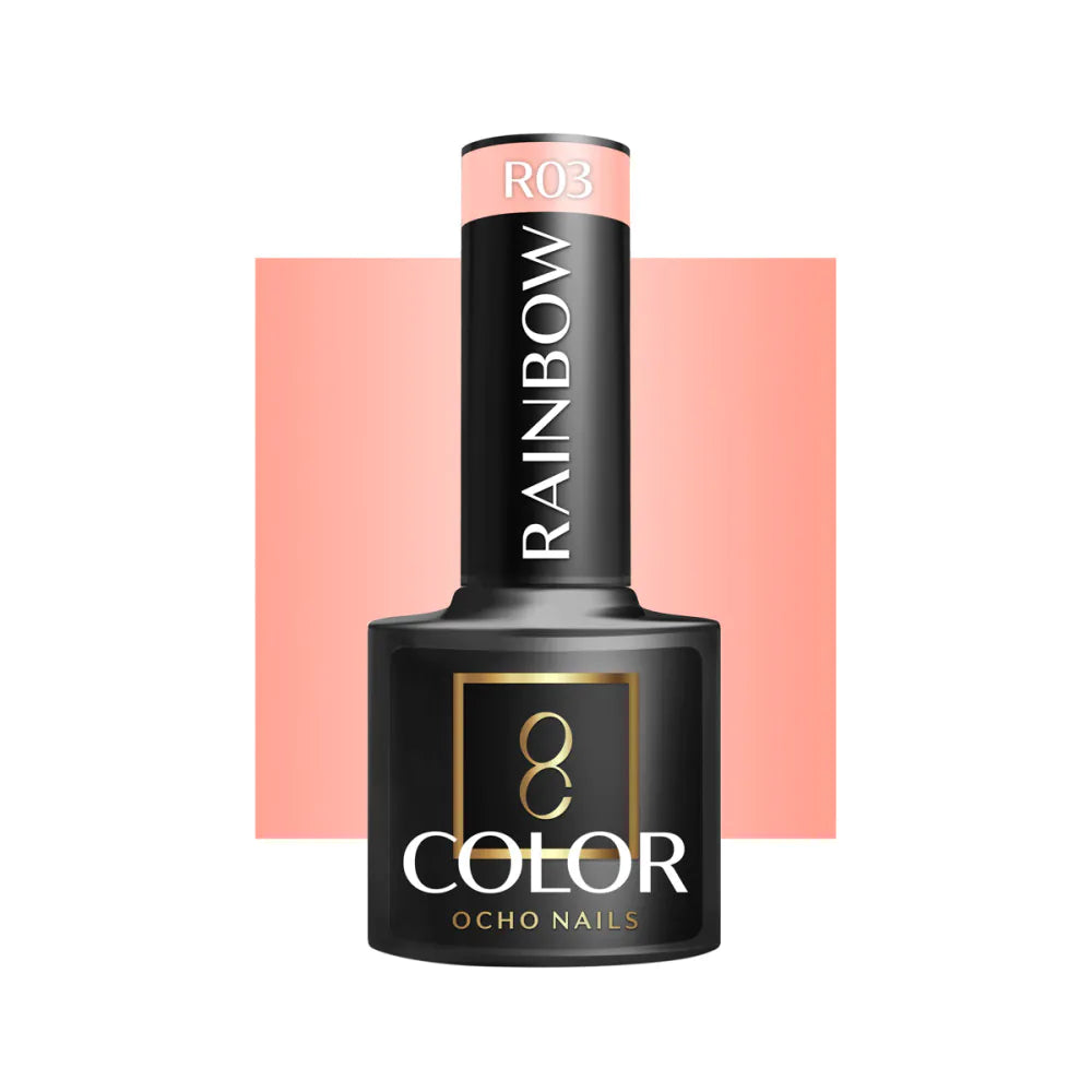 Cor Verniz Gel OCHO NAILS Rainbow polimento híbrido R03 -5 g
