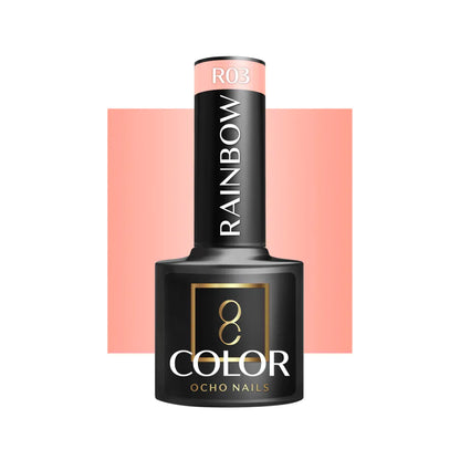 Cor Verniz Gel OCHO NAILS Rainbow polimento híbrido R03 -5 g