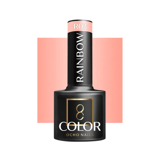 Cor Verniz Gel OCHO NAILS Rainbow polimento híbrido R03 -5 g