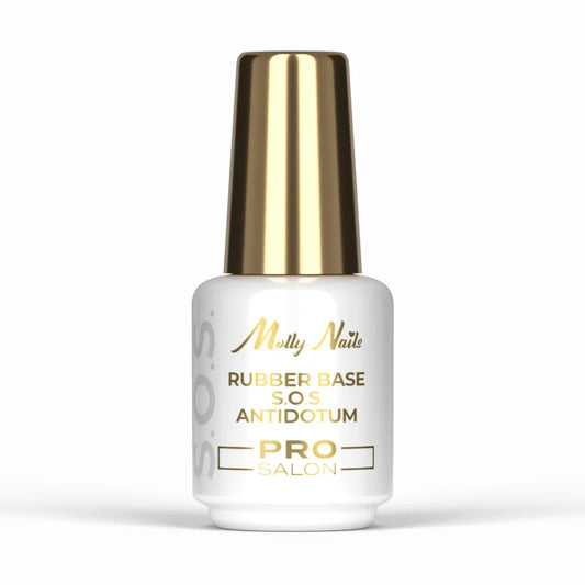 Base Antidotum SOS de Borracha para Unhas Molly Nails Pro Salon 15 g.