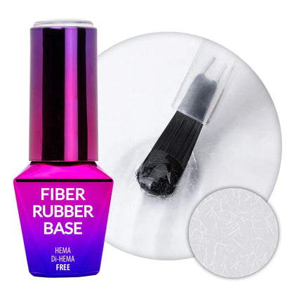 Base de fibra Rubber Base Molly Lac Clear Hema-Di Hema Free 10 ml.