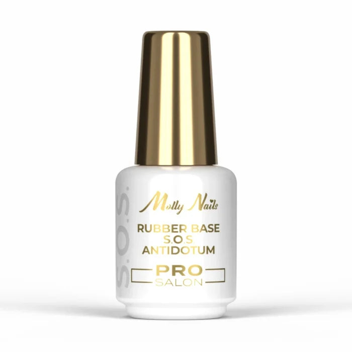 S.O.S Antidotum Base Rubber Clear Molly Nails Pro Salon 15 gr.