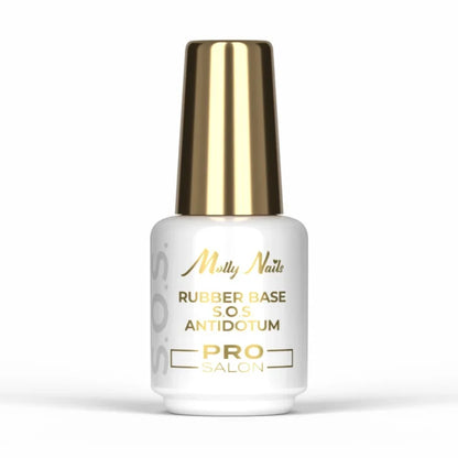 S.O.S Antidotum Base Rubber Clear Molly Nails Pro Salon 15 gr.