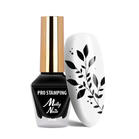 Stamping Molly Nails Pro Stamping 02 Preto 10 ml